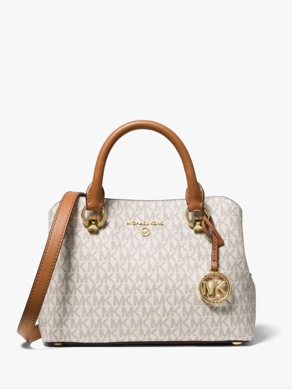New Michael Kors Small/Medium Satchel Bag - Signature Logo